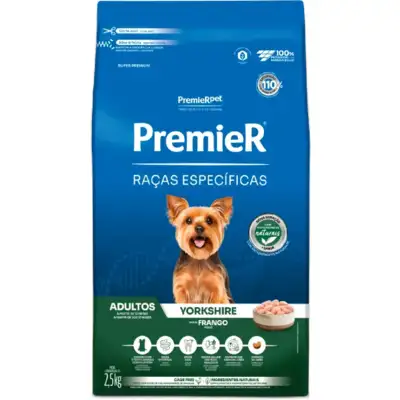 Ração Premier Pet Raças Específicas Yorkshire Adulto