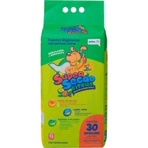 Tapete Higiênico Super Secão Citrus - 30 Unidades