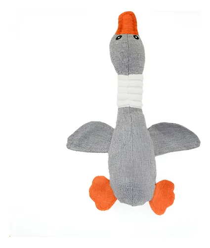 Brinquedo Bichinho Ganso De Pelúcia Pet Cães - Imagem 2