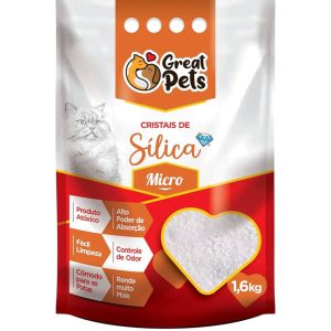  Areia Higiênica de Sílica Micro da marca Great Pets