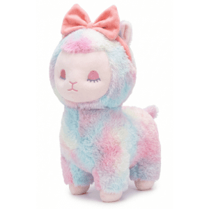 Pelúcia Lhama Candy Color - A Nova "Naninha" Favorita do Seu Pet! 🌈✨