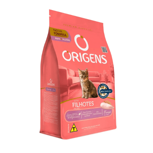 Ração Origens Gatos Filhotes Frango e Cereais 10,1kg
