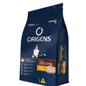 Ração Origens para Cães Adultos sabor Frango e Cereais 15kg
