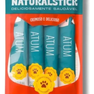 Sachês Natural Stick Sabor Atum Gatos Com 5 Unidades De 15g